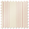 Trellis Prints, Noble Stripe Rosies Pink - Roller Blind